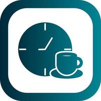 diseño de icono de vector de pausa para el café