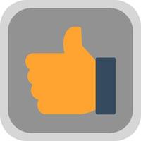 Thumbs Up Vector Icon Design