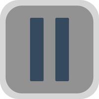 Pause Vector Icon Design