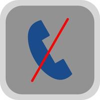 Phone Slash Vector Icon Design