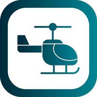 Helicopter Vector Icon Design