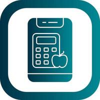 Calorie Calculator Vector Icon Design