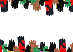 construction and work gloves border png