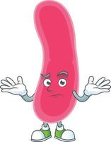 Cartoon character of fusobacteria vector