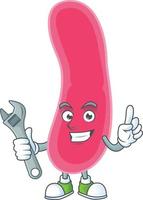 Cartoon character of fusobacteria vector