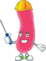 Cartoon character of fusobacteria vector