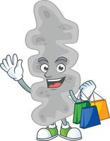 Cartoon character of leptospirillum ferriphilum vector