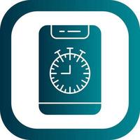 Stopwatch Vector Icon Design