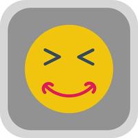 Grin Squint Vector Icon Design