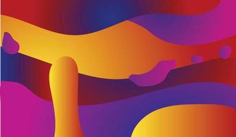 Color gradient background design. Abstract geometric background with liquid shapes. Cool background design for posters. Eps10 vector illustration.