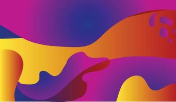 Color gradient background design. Abstract geometric background with liquid shapes. Cool background design for posters. Eps10 vector illustration.