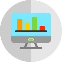 Web Analytics Vector Icon Design