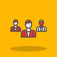 Community Work Vector Icon Design