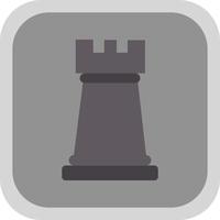 diseño de icono de vector de torre de ajedrez