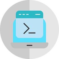 Command Line Vector Icon Design