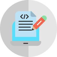 Programming Notes Vector Icon Design