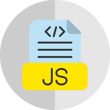 Javascript File Vector Icon Design