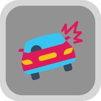 Car Crash Vector Icon Design