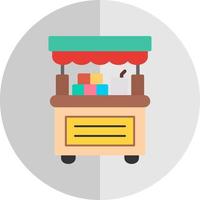 Donation Stall Vector Icon Design