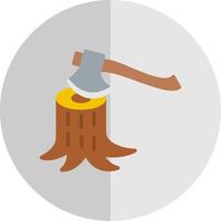diseño de icono de vector de deforestación