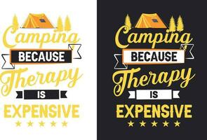 Camping T Shirt Design Bundle T-shirt Design For Camping Lover vector