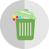 diseño de icono de vector de basura