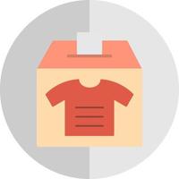 diseño de icono de vector de donación de ropa