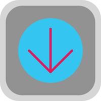 Arrow Circle Down Vector Icon Design