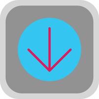 Arrow Circle Down Vector Icon Design