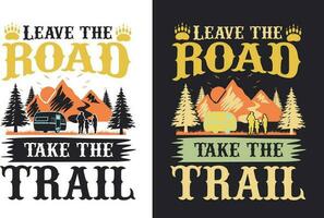 Creative retro vintage camping t shirt design free download, camping eliments free download vector