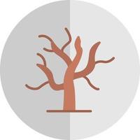 diseño de icono de vector de árbol seco