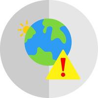 Earth Danger Vector Icon Design