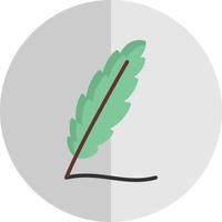 Writing Feather Vector Icon Design