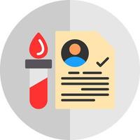 Blood Test Vector Icon Design