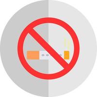 No Smoking Vector Icon Design