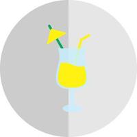 Pina Colada Vector Icon Design