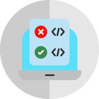 Code Correction Vector Icon Design