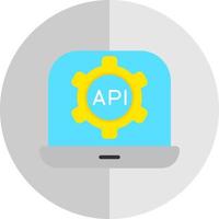 diseño de icono de vector de API