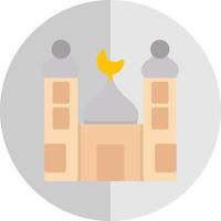 Small Mosque Vector Icon Design