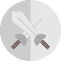 Swords Vector Icon Design