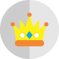 diseño de icono de vector de corona de reina