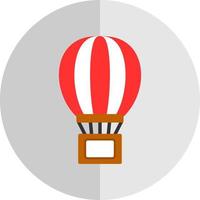 Air Balloon Delivery Vector Icon Design