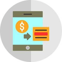 Cashless Payment Vector Icon Design
