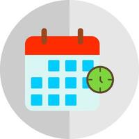 Time Plan Vector Icon Design