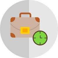 Work Time Vector Icon Design