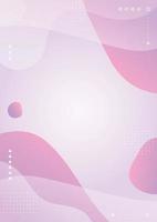 Fluid liquid poster and geometric background of dynamic shapes. Wallpaper gradient with liquid shape. Illustration colorful template banner with soft curve and wave. vector