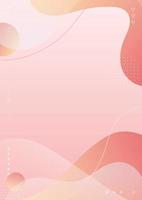 Fluid liquid poster and geometric background of dynamic shapes. Wallpaper gradient with liquid shape. Illustration colorful template banner with soft curve and wave. vector