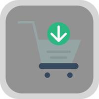 Cart Arrow Down Vector Icon Design