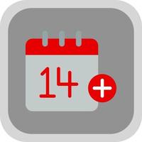 diseño de icono de vector de día de calendario