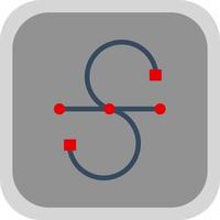 Bezier Curve Vector Icon Design